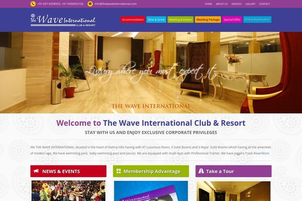 thewaveinternational.com site used OceanWP