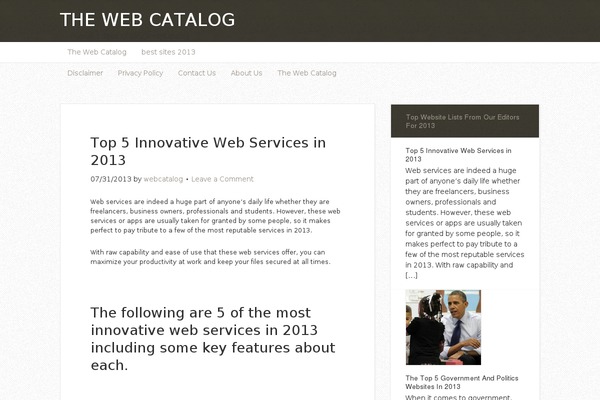 Twenty Fifteen theme site design template sample