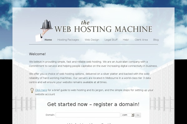 thewebhostingmachine.com site used Twhm-twentytwelvechild