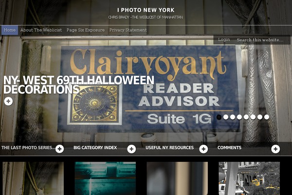 Ny theme site design template sample