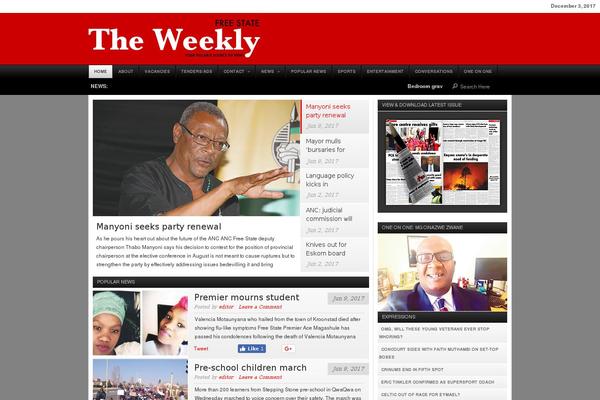 theweekly.co.za site used Vmagazine