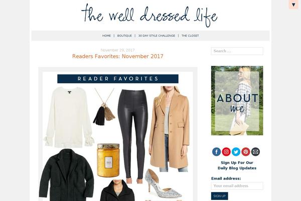 thewelldressedlife.com site used Welldressed