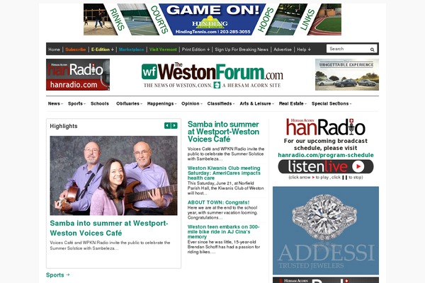 thewestonforum.com site used Random-news