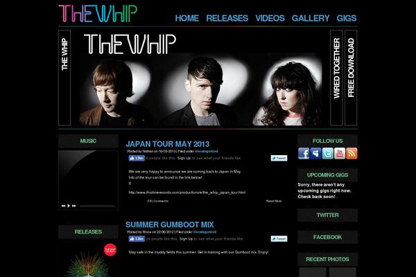 thewhipband.com site used Thewhip3