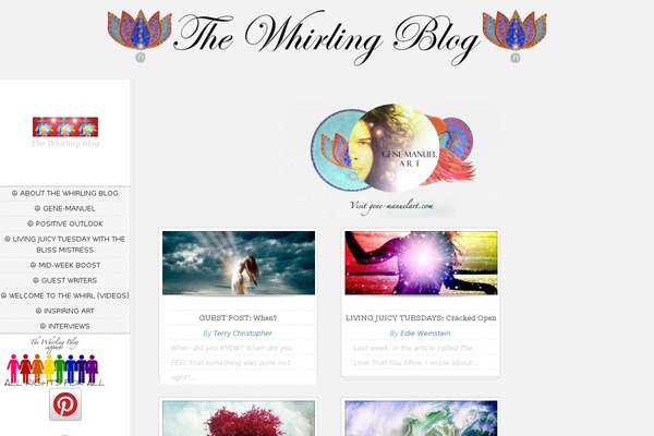 thewhirlingblog.com site used Glowing-blog