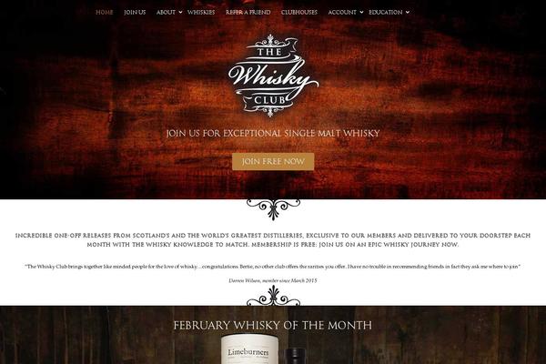 thewhiskyclub.com.au site used Meet GavernWP