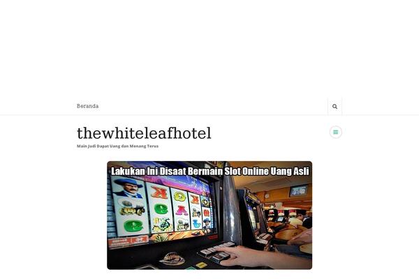 thewhiteleafhotel.com site used Rara Readable