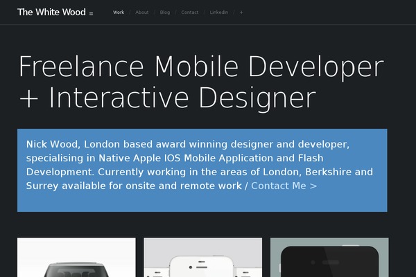 WordPress website example screenshot