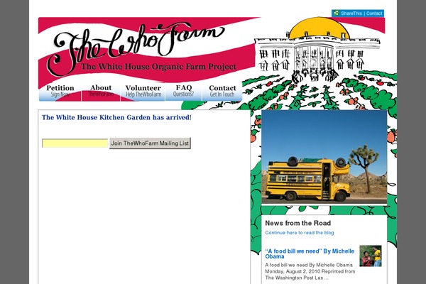 thewhofarm.org site used Simple-foundation