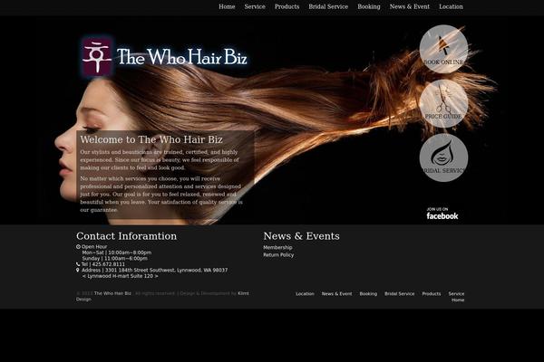 thewhohairbiz.com site used Tb-hair-salon