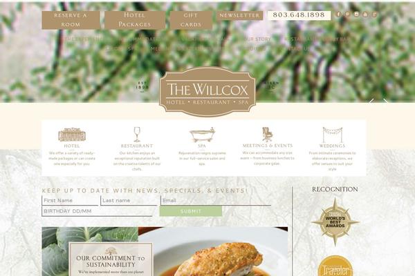 thewillcox.com site used Willcox