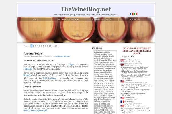 thewineblog theme websites examples