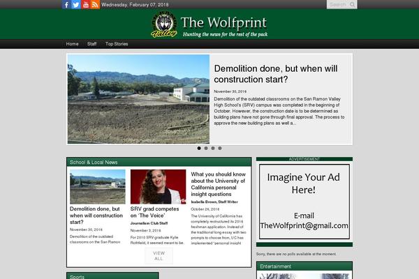 thewolfprint.com site used Sno Flex