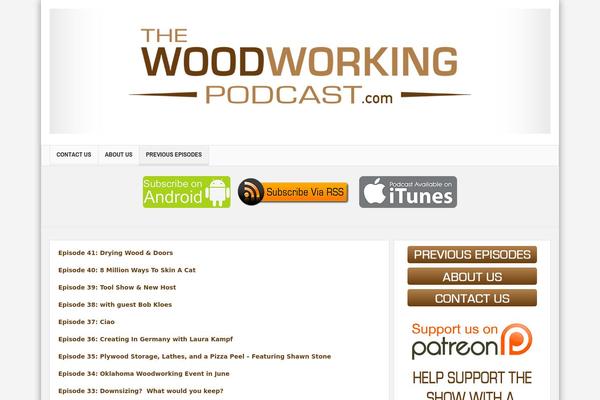thewoodworkingpodcast.com site used Multinews