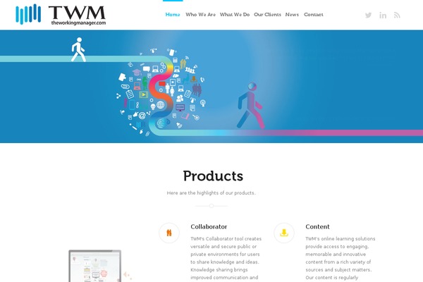 theworkingmanager.com site used Valamiswebsitetheme