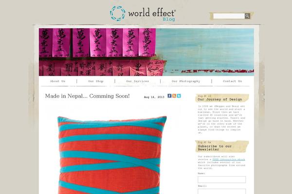 theworldeffect.com site used Worldeffect