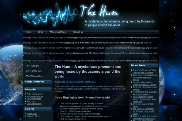 theworldhum.com site used Coprint