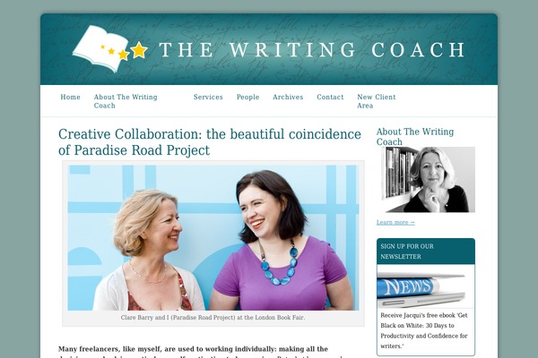 thewritingcoach.co.uk site used Mai-writing-coach