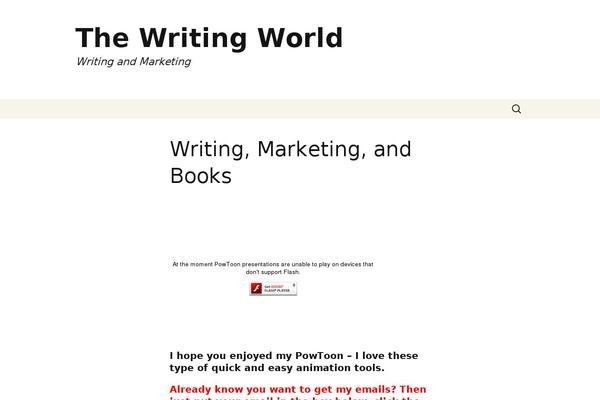 Twenty Thirteen theme site design template sample
