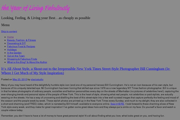 WordPress website example screenshot