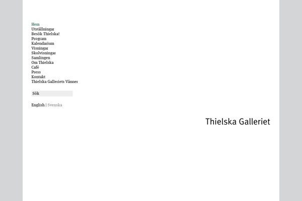 thielska-galleriet.se site used Thielskagalleriet