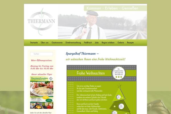 WordPress website example screenshot