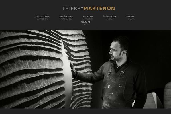 thierrymartenon.com site used Kote-theme