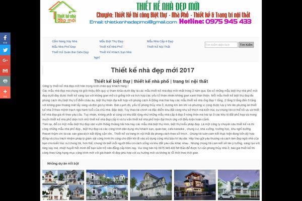 WordPress website example screenshot