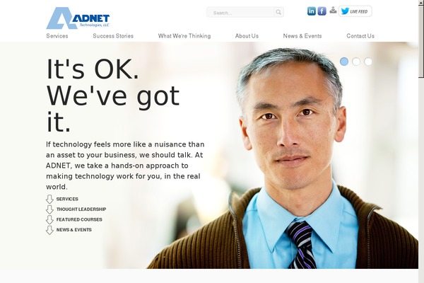 WordPress website example screenshot