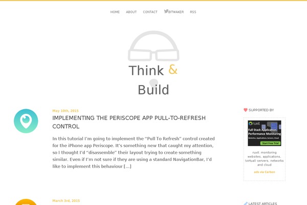 thinkandbuild.it site used Astro