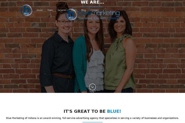 Total theme site design template sample