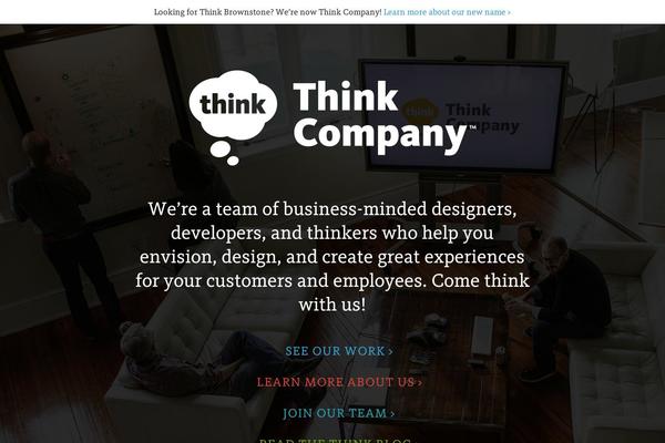 thinkbrownstone.com site used Think-theme