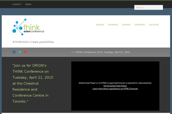 thinkconference.ca site used Thinkconference