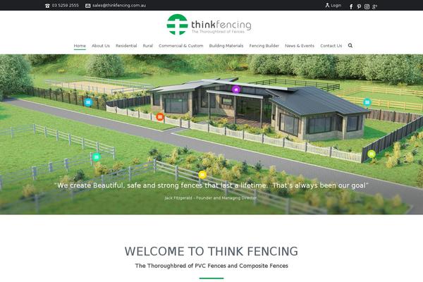 thinkfencing.com.au site used Brown_ink_design