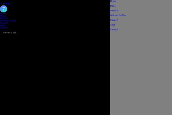 The7 theme site design template sample