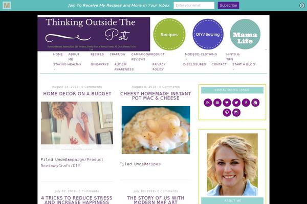 thinking-outside-the-pot.com site used Creative-bdd