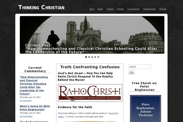 thinkingchristian.net site used Readline