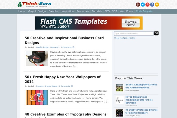 BlackOrange theme websites examples