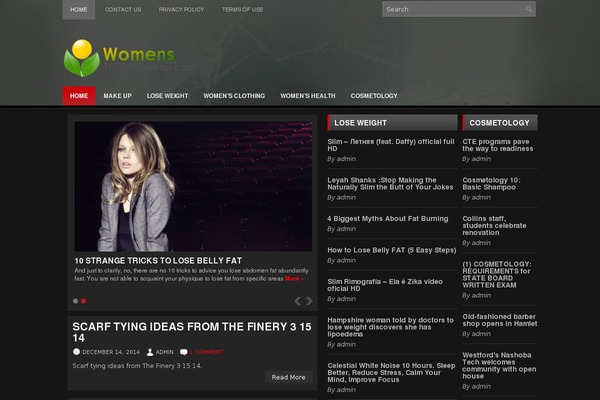 Fashionable theme websites examples