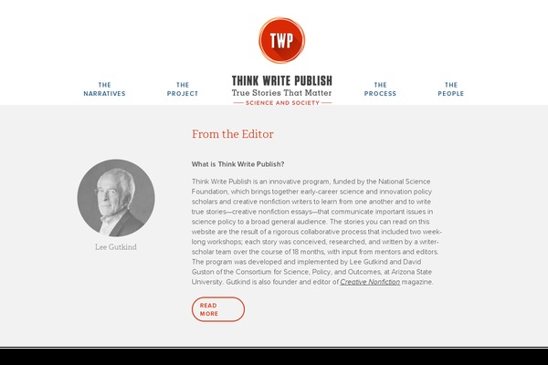 thinkwritepublish.org site used Twp