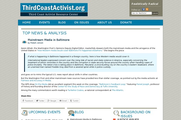 thirdcoastactivist.org site used Third-coast-activist