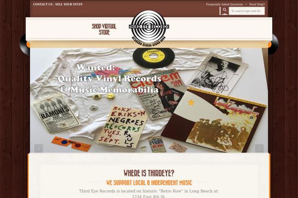 Retro theme site design template sample