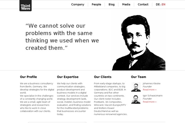 thirdwave theme websites examples