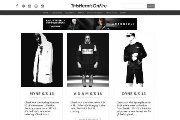 Folie theme site design template sample