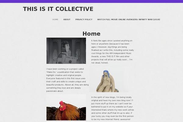 Karuna theme site design template sample