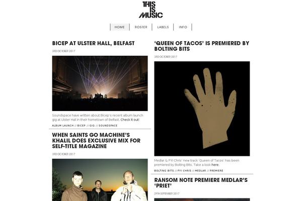 thisismusic WordPress theme, websites list used thisismusic theme thisismusic theme websites examples