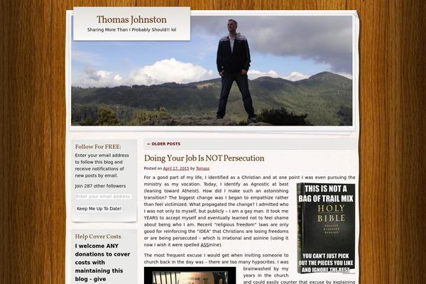 WordPress website example screenshot