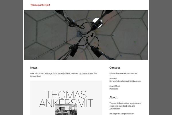 thomasankersmit.com site used Touch