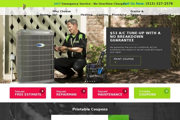 WordPress website example screenshot