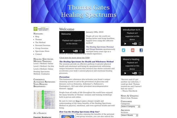thomasgates.com site used Diytheme